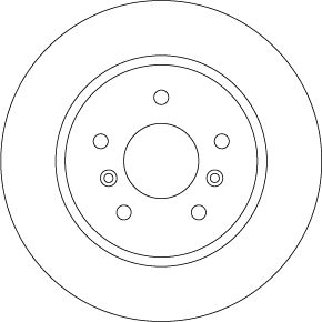 Tarcza hamulcowa TRW DF6787