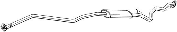Tłumik środkowy BOSAL 293-011