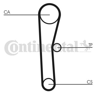 Pasek rozrządu CONTINENTAL CTAM CT536
