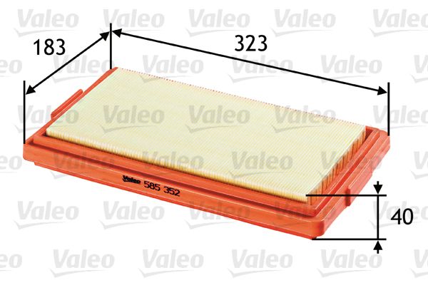 Filtr powietrza VALEO 585352