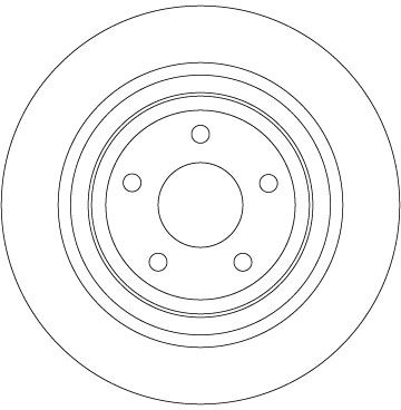 Tarcza hamulcowa TRW DF6872