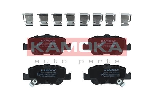 Zestaw klocków hamulcowych, hamulce tarczowe KAMOKA JQ1018096