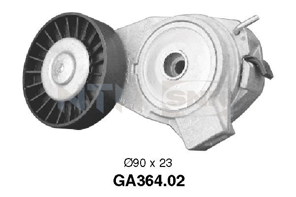 Rolka napinacza, pasek klinowy wielorowkowy SNR GA364.02