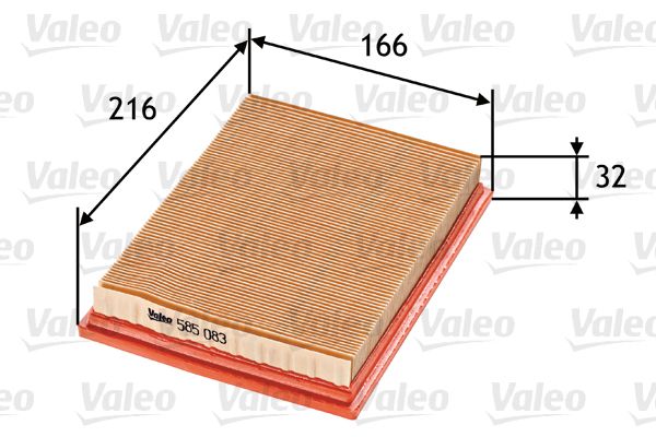 Filtr powietrza VALEO 585083