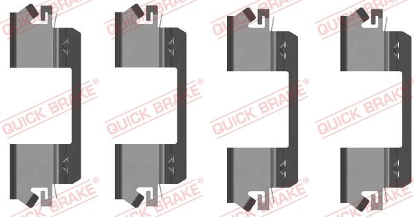 Zestaw akcesoriów, klocki hamulcowe QUICK BRAKE 109-1234