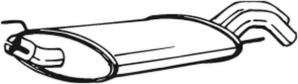 Tłumik końcowy BOSAL 233-715