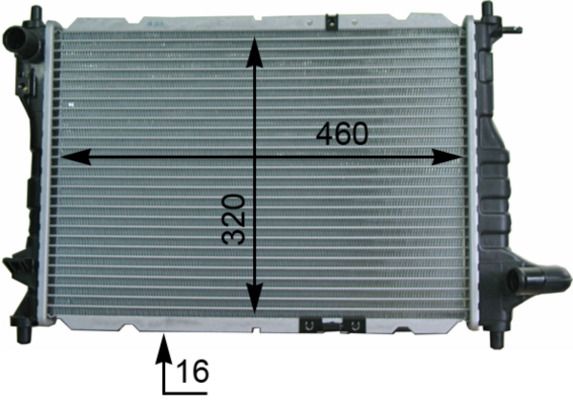 Chłodnica, układ chłodzenia silnika MAHLE CR944000S