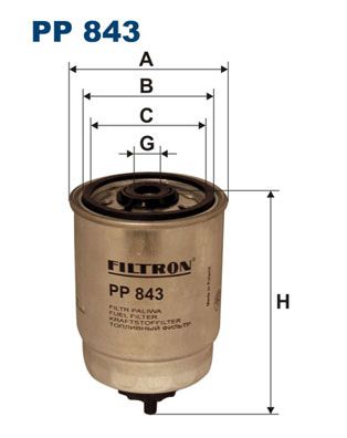 Filtr paliwa FILTRON pp 843