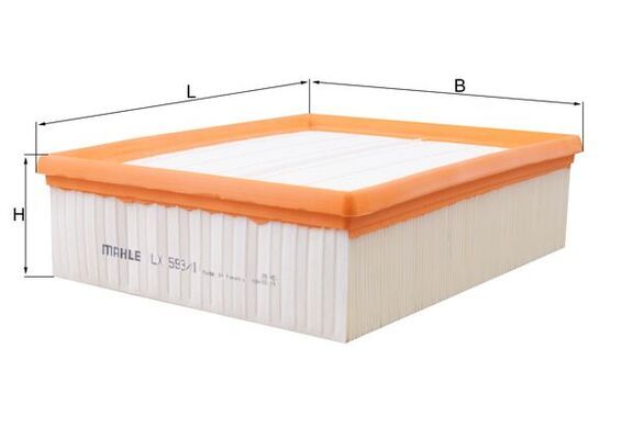 Filtr powietrza KNECHT LX 593/1