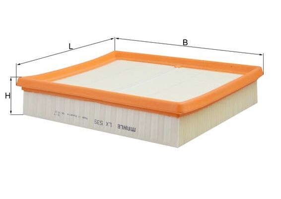 Filtr powietrza KNECHT LX 539