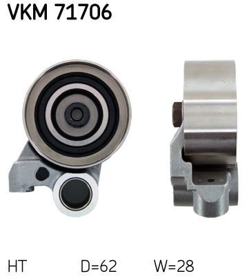 Rolka napinacza, pasek rozrządu SKF VKM71706