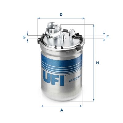 Filtr paliwa UFI 24.004.00
