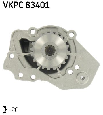 Pompa wody, chłodzenie silnika SKF VKPC83401
