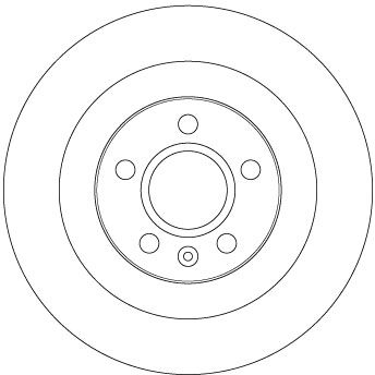 Tarcza hamulcowa TRW DF6970