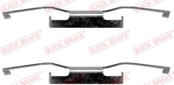 Zestaw akcesoriów, klocki hamulcowe QUICK BRAKE 109-1011