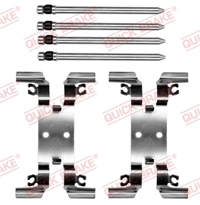 Zestaw akcesoriów, klocki hamulcowe QUICK BRAKE 109-0206