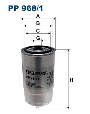 Filtr paliwa FILTRON pp 968/1