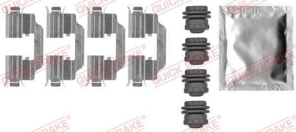 Zestaw akcesoriów, klocki hamulcowe QUICK BRAKE 109-0012