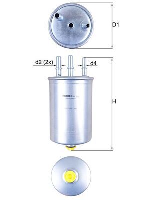 Filtr paliwa KNECHT KL 511