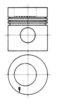 Tłok KOLBENSCHMIDT 93750600