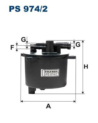 Filtr paliwa FILTRON ps 974/2
