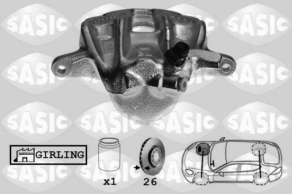 Zacisk hamulca SASIC SCA0077