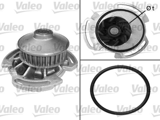 Pompa wody, chłodzenie silnika VALEO 506282