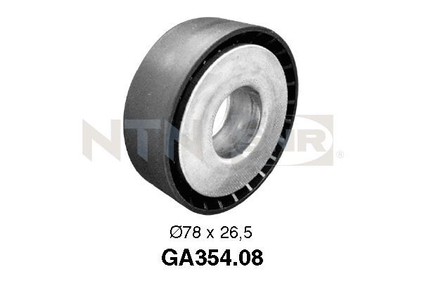 Rolka napinacza, pasek klinowy wielorowkowy SNR GA354.08
