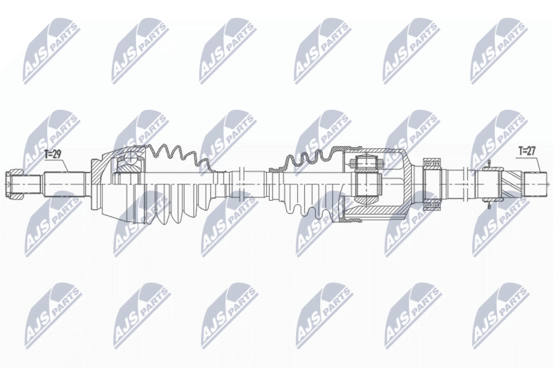 Wał napędowy NTY NPW-RE-162