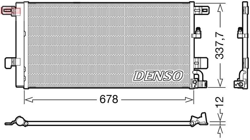 Skraplacz, klimatyzacja Denso DCN02001