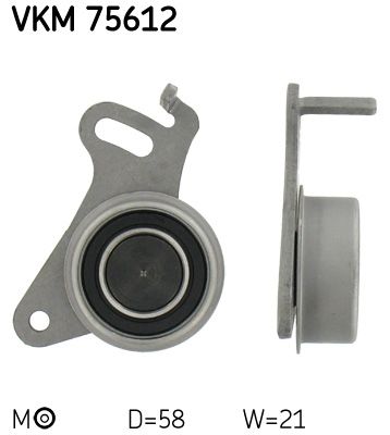 Rolka napinacza, pasek rozrządu SKF VKM 75612