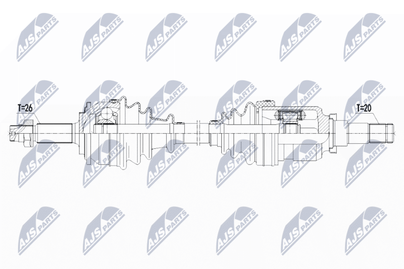 Wał napędowy NTY NPW-TY-119