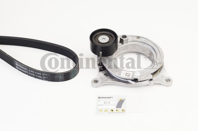 Zestaw paska klinowego wielorowkowego CONTINENTAL CTAM 6PK1165K1