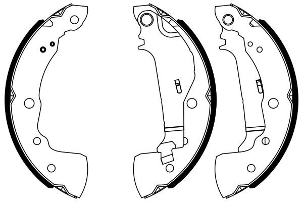 Zestaw szczęk hamulcowych BOSCH 0986487963