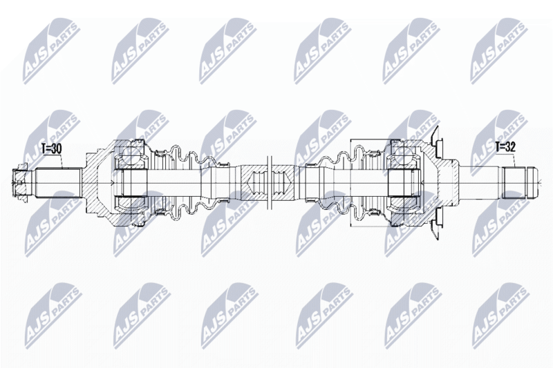 Wał napędowy NTY NPW-BM-042
