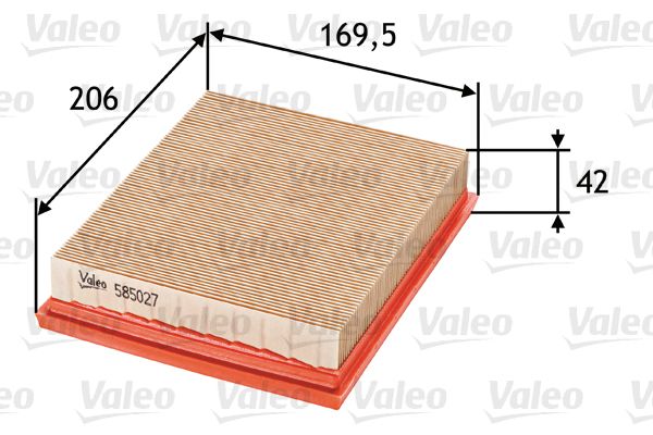 Filtr powietrza VALEO 585027