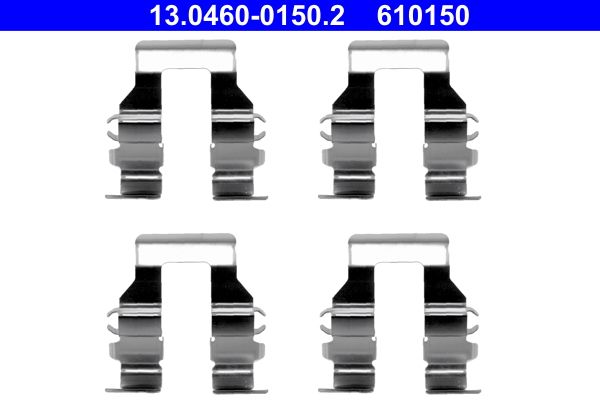 Zestaw akcesoriów, klocki hamulcowe ATE 13.0460-0150.2