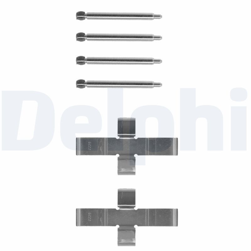 Zestaw akcesoriów, klocki hamulcowe DELPHI LX0047