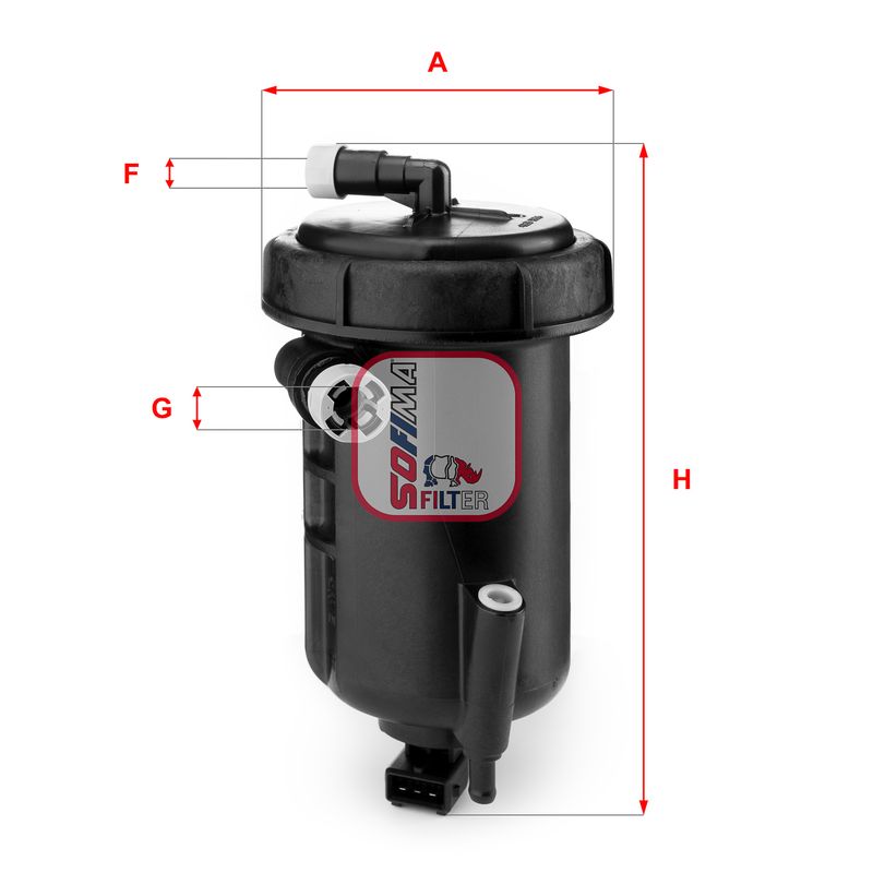 Filtr paliwa SOFIMA S 5147 GC