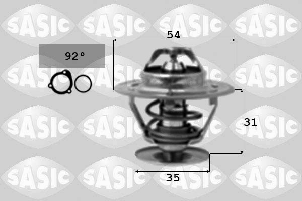 Termostat, płyn chłodzący SASIC 3306067