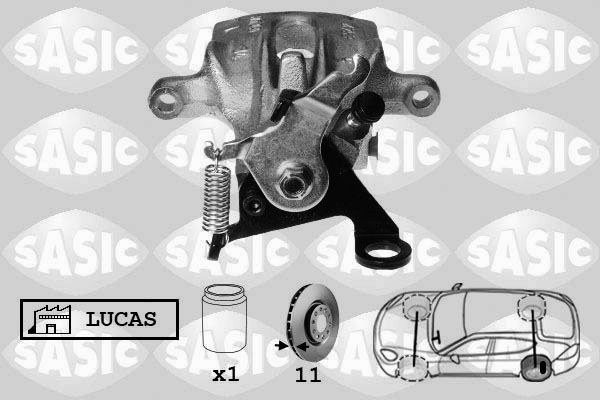 Zacisk hamulca SASIC 6506028