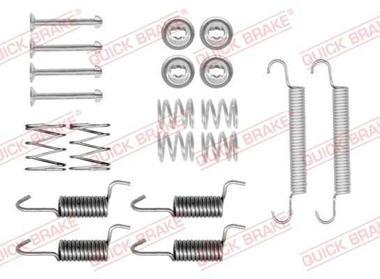 Zestaw akcesoriów, szczęki hamulcowe hamulca postojowego QUICK BRAKE 105-0899