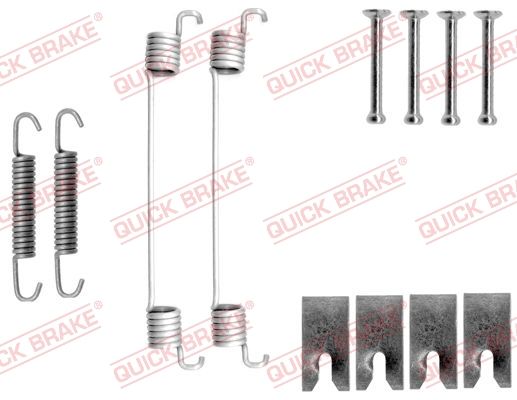 Zestaw akcesoriów, szczęki hamulcowe QUICK BRAKE 105-0827