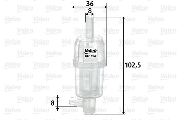 Filtr paliwa VALEO 587523
