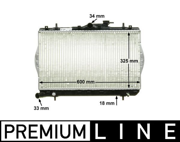 Chłodnica, układ chłodzenia silnika MAHLE cr 1280 000p