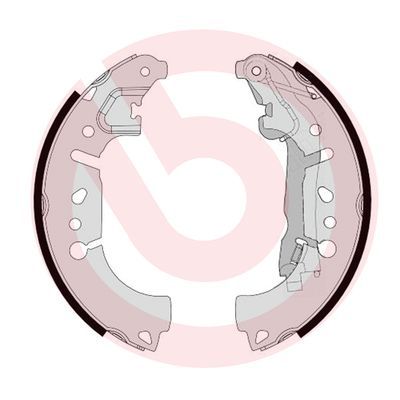 Zestaw szczęk hamulcowych BREMBO S 23 580