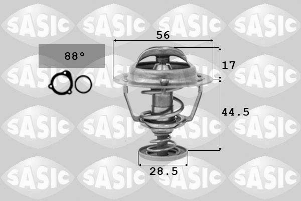 Termostat, płyn chłodzący SASIC 3306039