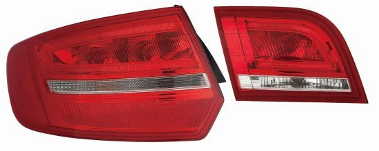 Zestaw lampy tylnej ABAKUS 446-1917FXAE-CR