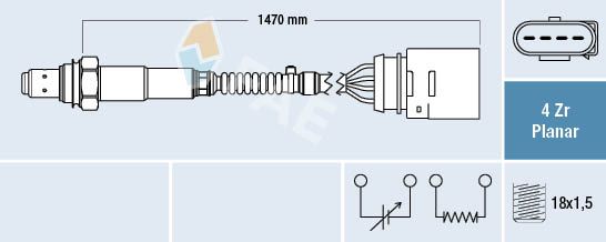 Sonda lambda FAE 77145