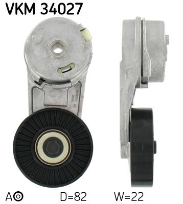 Rolka napinacza, pasek klinowy wielorowkowy SKF VKM 34027